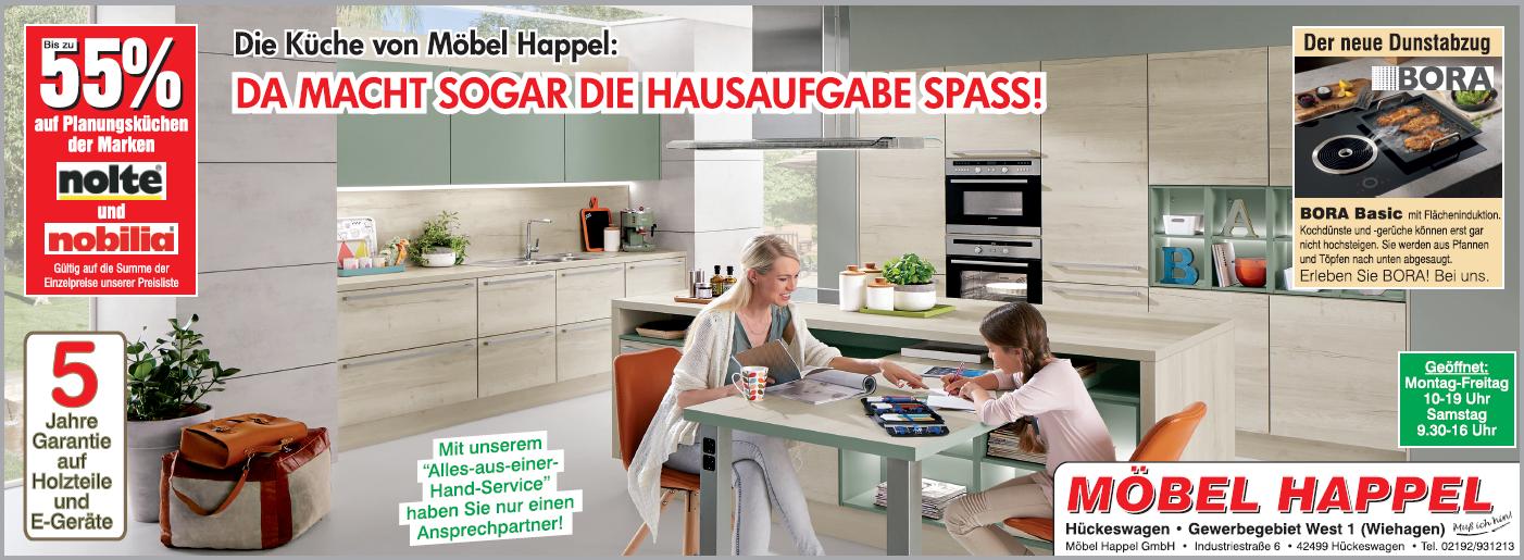 MÖBEL HAPPEL GmbH Rabattaktion Nolte und Nobilia